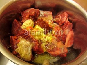 Sơ chế bắp bò